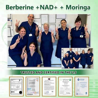 FDA Registered & GMP Certified  | 🧑‍⚕️🩺 Solaroza® Moringa & Berberine 10-IN-1 Advanced NanoMicroneedle Patch |  Backed by Scientific Evidence |10-in-1 Formula | Results in 5 Days🌊