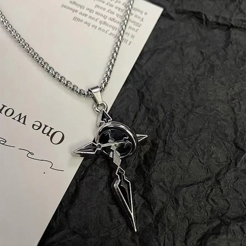 Titanium steel necklace, crafted with an electroplating process, fade-resistant and hypoallergenic.（副本）