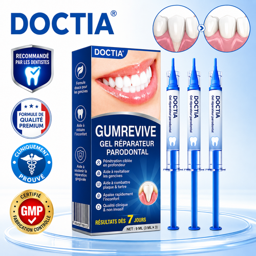 🏅🦷🛡️DOCTIA® GumRevive – Gel Réparateur Parodontal pour Gencives Sensibles🍃🍃