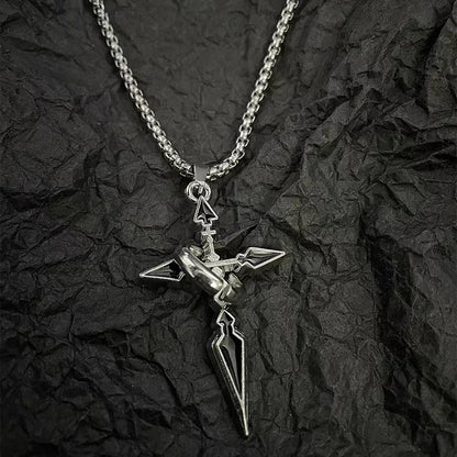 Titanium steel necklace, crafted with an electroplating process, fade-resistant and hypoallergenic.（副本）