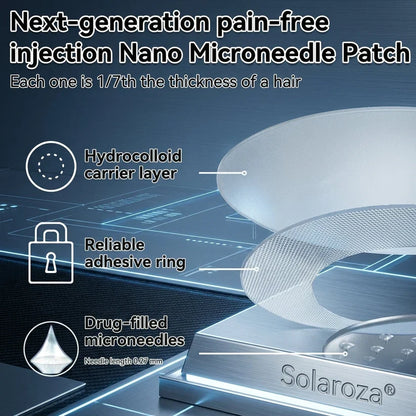 FDA Registered & GMP Certified  | 🧑‍⚕️🩺 Solaroza® Moringa & Berberine 10-IN-1 Advanced NanoMicroneedle Patch |  Backed by Scientific Evidence |10-in-1 Formula | Results in 5 Days🌊