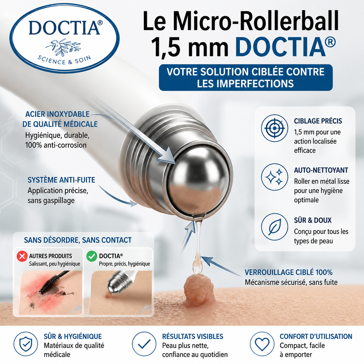 DOCTIA® Stylo Roller Haut de Gamme🍓
