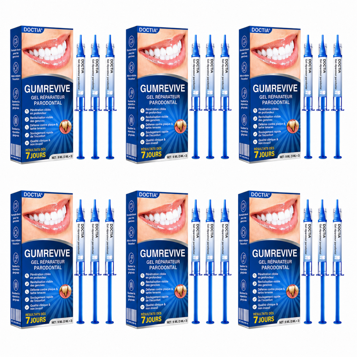 🏅🦷🛡️DOCTIA® GumRevive – Gel Réparateur Parodontal pour Gencives Sensibles🍃🍃