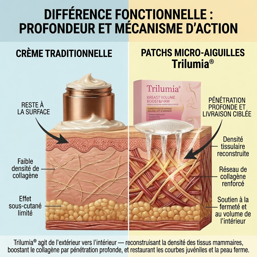 Trilumia®✨PATCH DE MICRONAIGLES NANO AVANCÉ POUR LE VOLUME ET LA FERMETÉ DU SEIN🎀